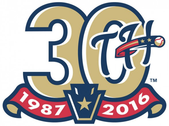 Harrisburg Senators 2016 Anniversary Logo iron on paper